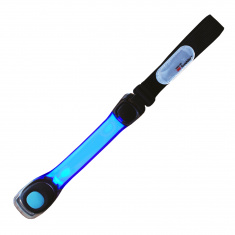 Páska na ruku s LED světlem MODRÁ